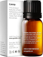 Gya Labs Catnip Essential Oil - 0.34 Fl Oz - for Hair, Skin, Diffuser, Aromatherapy & DIY Candle Making Scent