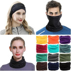 Headband Neck Gaiter Head Wrap Headwear Face Mask Magic Scarf Bandana for Men and Women