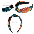 VELSCRUN 12 Pcs Womens Headbands Knotted Headbands for Women Wide Headband Boho Bandeau Knot Turban Headband Hair Band Elastic Hair Accessories for Women