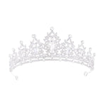Princess Tiara and Crown for Women Wedding Tiaras for Bridal girls Tiaras and Crystal Crowns Rhinestone Headband Metal Hair Accessories for Costume Birthday Party Prom Gifts