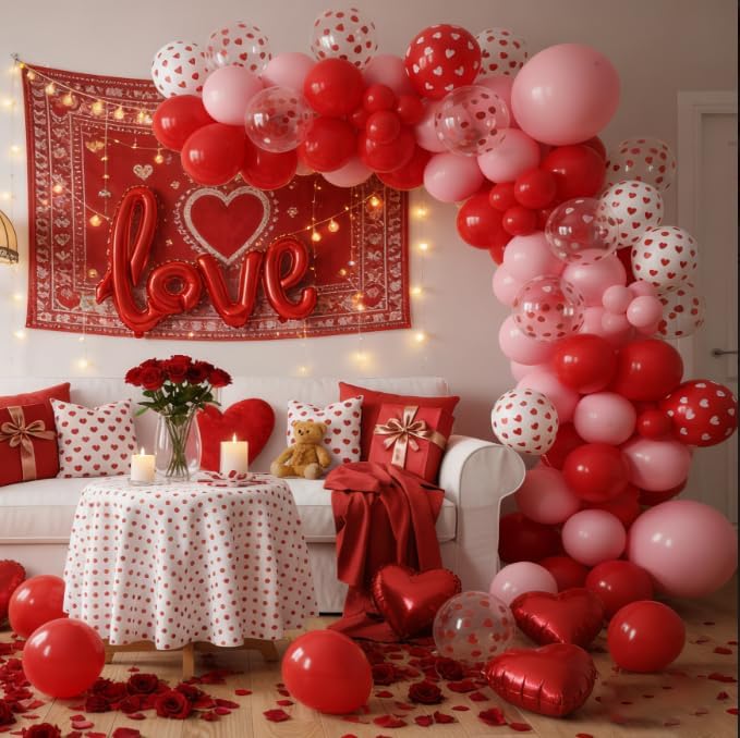 Valentines Day Balloons Garland Arch Kit - Image 6