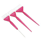 ZJchao Hair Dye Brush, Hair Color Brush Dye Applicator 3PCS with Ergonomic Handles for Dyeing, Bleaching, Treatment