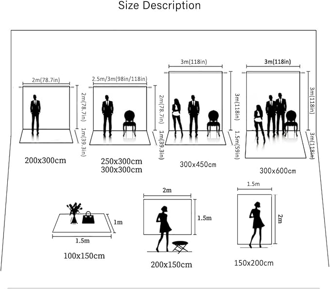 6.5x10ftAqua Backdrops Portrait Backdrops - Image 6