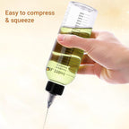 Segbeauty 8.5oz Twist Top Applicator Bottle, 4pcs 250ml Measured Hair Dye Bottles, Clear Empty Hair Oil Bottle with Ratio Graduated Scale, Hair Color Squeeze Bottle Application Bottles for Hair Dyeing