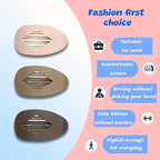 3PCS LargeLay Flat Hair Clip Flat Claw Clips for Women, Large Flat Hair Clips for Women Thick,Strong Hold Anti-Slip Design, Versatile Solid Colors for Thick or Thin Hair