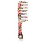 Wide Tooth Comb,Effortless Tangle Removal for Curly, Wet, Long Hair Wet,Cute Aesthetic Design for Women Men and Girls (Red-04)