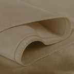 BLISSFORD Satin Pillowcase with Zipper, for Hair and Skin Care, Feels Soft and Cool Like a Silk Pillowcase, Beige Satin Pillow Cases 2 Pack, Slik Pillow Cover, Standard Size, Set of 2