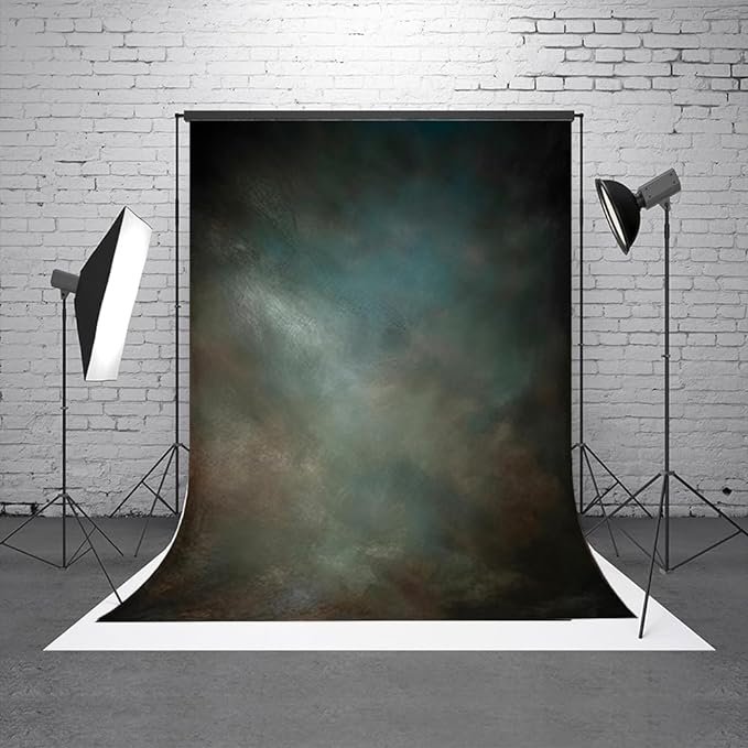 6x9ft Aqua Backdrops Portrait Backdrops - Image 3