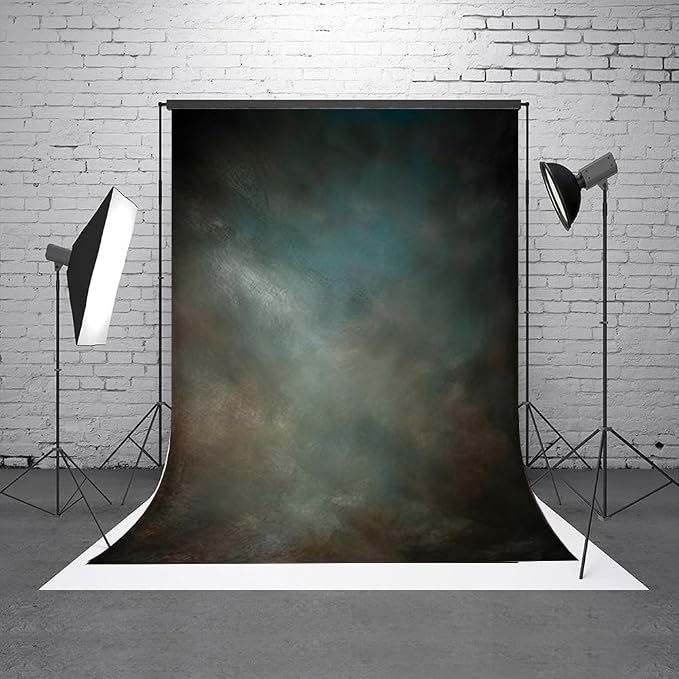 5x7ft Aqua Backdrops Portrait Backdrops - Image 3