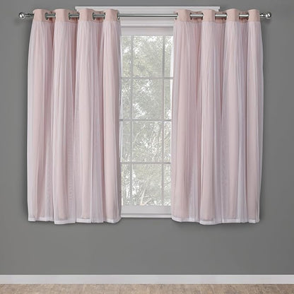TOWN & COUNTRY LUXE Talia Double Layer Indoor Curtains, Sheer and Room by TOWN+%26+COUNTRY+LUXE