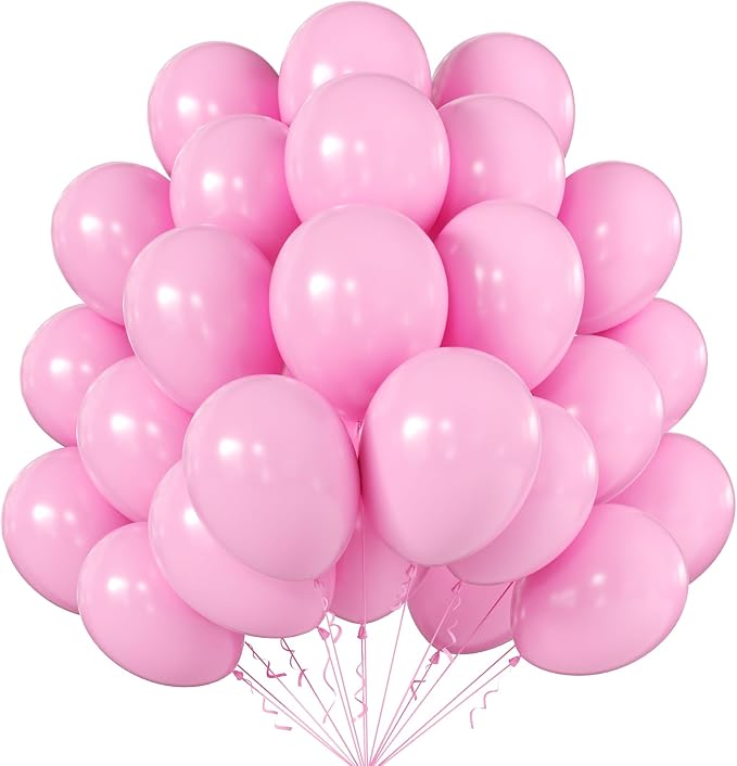 10 Inch Light Pink Balloons by KALOR