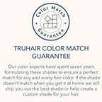 TRUHAIR Jumbo Color & Conceal Waterproof Root Touch Up Hair Color for Gray Hair Coverage - Instant Root Cover Up Hair Powder for Women & Men - Bald Spot Concealing, Hairline Filling (Dark Brown)
