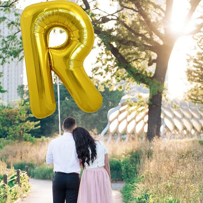 TONIFUL 40 Inch Large Gold Letter R Foil Balloons Alphabet Balloons | Giant - Image 4