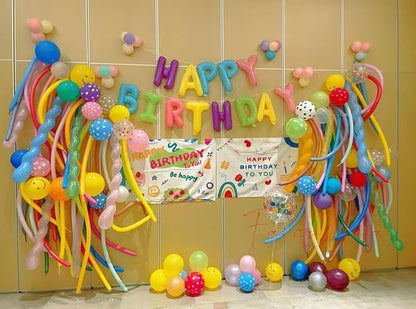 Rose Pink Long Balloons - Image 7