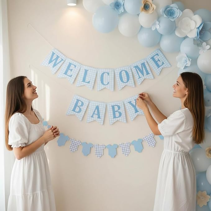 Baby Boy Baby Shower Banner - Image 2