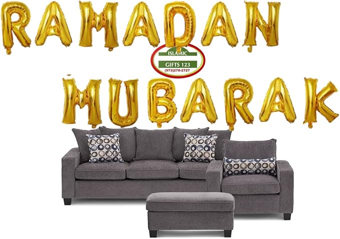 16in Rose Gold Eid MUBARAK Foil Balloons - Image 7