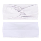 DRESHOW Headbands for Women Girls Vintage Headband Knotted Headwraps Criss Cross Hair Bands Accessories