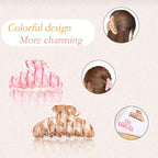Turtle Shell Banana Clip for Women Hair Claw for Thick & Curly Hair Fashion Hair Accessories for Women & Girls FEADIR 2 Pcs