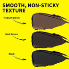 SEVICH Touch Up Comb 2 in 1 Korean, Instant Hair Root Touch-Up Stick | Dual-Sided Design For Natural Gray Coverage, Long-Lasting Moisturizing Formula With Plant Extracts,15g Black