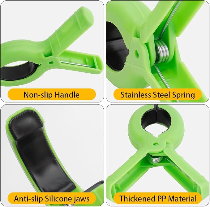 10 Pack Large Beach Towel Clips - Image 3