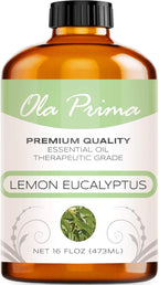 Ola Prima Lemon Eucalyptus Essential Oil - Therapeutic Grade Aromatherapy Oil for Diffuser, Cleaning (16oz Bulk)