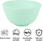 5 Pcs Silicone Facial Mask Mixing Bowls Set,Multi colored Reusable Silicone Bowls for Diy Face Mask Mixing Tool for Facial Mask,Hair Dye,Other Skincare Products