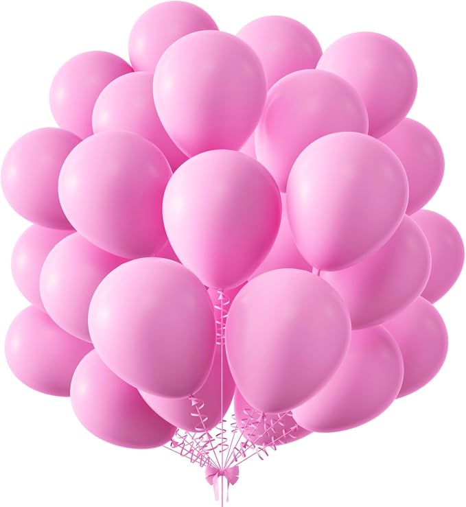 12 Inch Dark Pink Balloons, Baby Shower, Graduate Party Decorations by KALOR