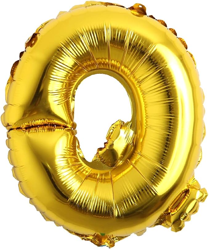 16" Alphabet Letter and Number Balloons Set Package, Aluminum Hanging Foil Film by RUIANSI