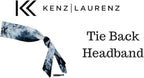 Kenz Laurenz Headbands Tie on Headband for Women Men Running Athletic Hair Head Band Elastic Sports Sweat Basketball Sweatband Stetchy Yoga Workout Sweatbands Adjustable Non-Slip Moisture Wicking