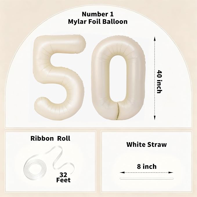 Number Balloons for Birthday Decorations - Image 2