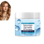 Scalp Soothing Cream for Seborrheic Dermatitis & Psoriasis Relief - Moisturizing Treatment for Itchy Scalp, Dandruff Control with Natural Herbal Extracts - 100g (1 pcs)