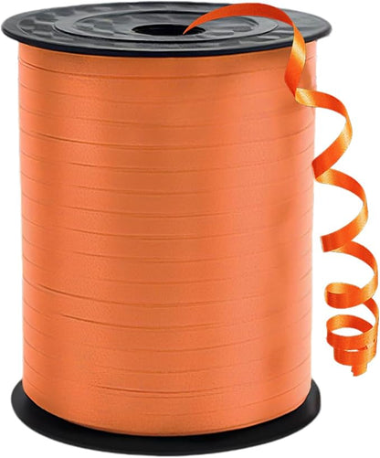 Orange Curling Ribbon, 500 Yard Orange Ribbon, 1/5" Curly Ribbons, Balloon by Unknown