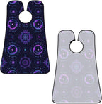 Beard Trimming Hair Catcher, Sacred Geometricsymbols Sun Moon Trippy Purple Shave Bib, Non-Stick Bib Apron Waterproof, Shaving Tool for Men for Husband Father’s Day