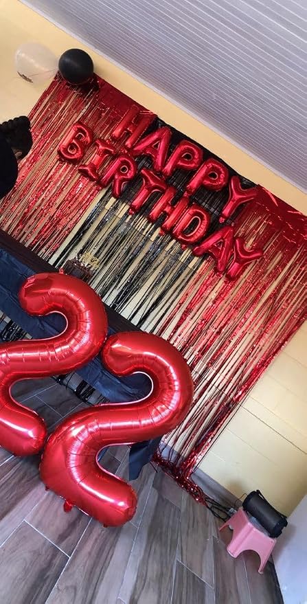 Red Number 2 Balloon 40 Inch - Image 2