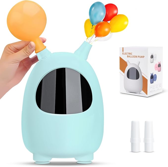 Balloon Pump Electric, SPLAKS Balloons Inflator Air Pump Portable Balloon Blower by SPLAKSCALCULATOR