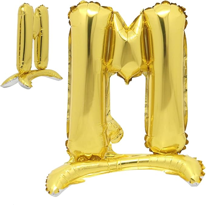 16" Standing Alphabet Letter and Number Balloons Aluminum Hanging Foil Film by RUIANSI