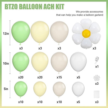 Daisy Balloon Garland Arch Kit - Image 2