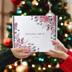 Natural Amor Christmas Spa Gifts for Women and Men,6 pcs Self Care Box Including Candle, Bath Salt, Socks, Thank You Gift