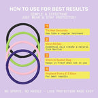 Hair Ties for Healty hair care - Infused with Essential Oils for Natural Prevention - Girls Hair Ties with Long-Lasting Protection - Safe & Non-Toxic Repellent Ties for Daily Use - (4-Pack)