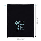 Hair Dryer Bag 11.8’’x 14’’ Storage Organizer Bag For Hairdryer and All Hair Tools With Drawstring, Ideal for Travel, Gym, Hotel or Home Use (One Pack)