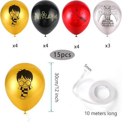 Ainiv 15PCS Cartoon Balloons, 12inch Strong Thicken Party Balloons | - Image 2