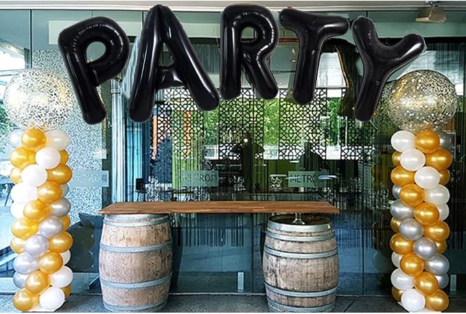 TONIFUL 40 Inch Large Black Y Letter Balloon - Image 5