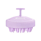 HEETA Hair Scalp Massager for Hair Growth, Shampoo Brush, Scalp Scrubber Exfoliator with Soft Silicone Bristles for Dandruff Removal to Relieve Stress, Wet Dry Use Updated Material, Purple