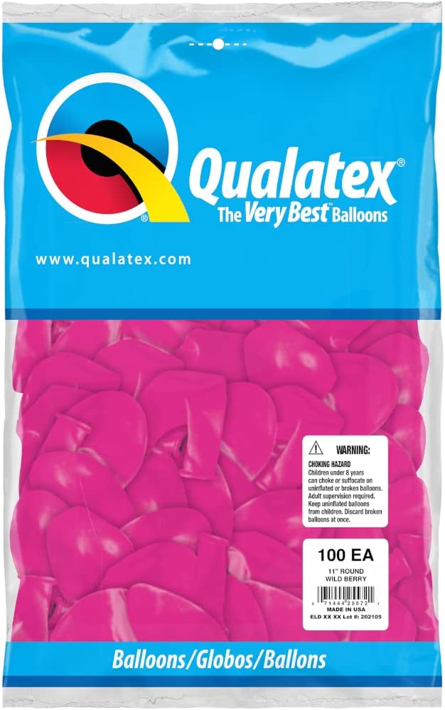 Qualatex 11" Wild Berry Balloons by Pioneer Balloon Company - Image 2