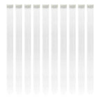 White Hair Extensions Clip in, 22 Inch 10 Pcs Long Straight Colored, for Kids Girls Women Highlights Party, Synthetic