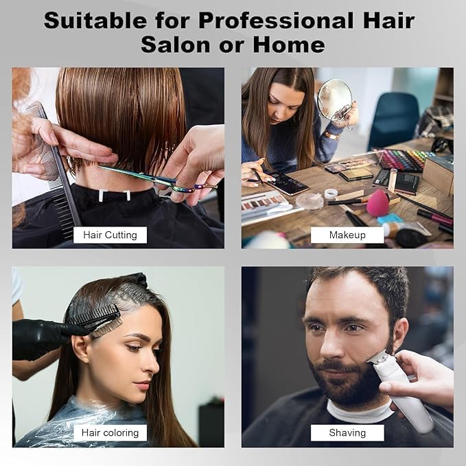 Professional Hair Cutting Cape for Men & Women, Adjustable Waterproof Salon Cape, Barber Tool for Hairdressers & Stylists