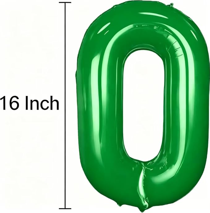 10 Pcs Number 0-9 Balloons 16 Inch Number Mylar Foil Balloons Custom Digital - Image 2