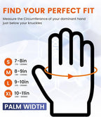 Amarynth 4 Mil Disposable Nitrile Exam Gloves, Powder Free, Strong Grip for Cleaning