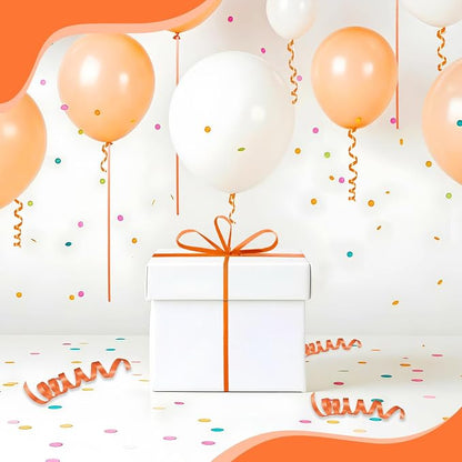 500 Yards Curling Ribbon， Orange Balloon String Ribbon，for Gift Wrapping，Party - Image 6