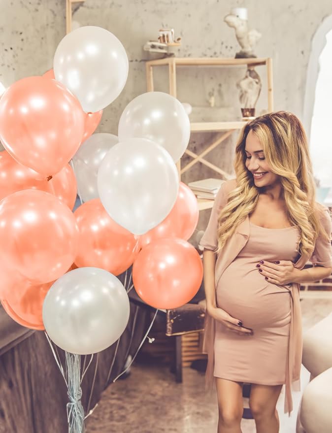 Rose Gold Balloon Garland Arch Kit, Women Birthday Party Decor | 134 Pcs Rose - Image 2